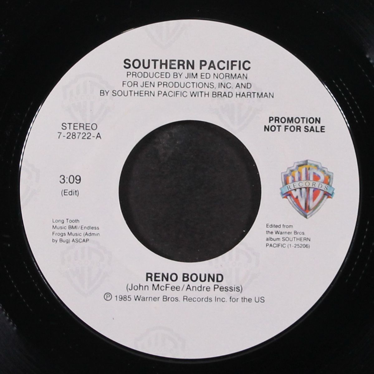 reno bound by SOUTHERN PACIFIC