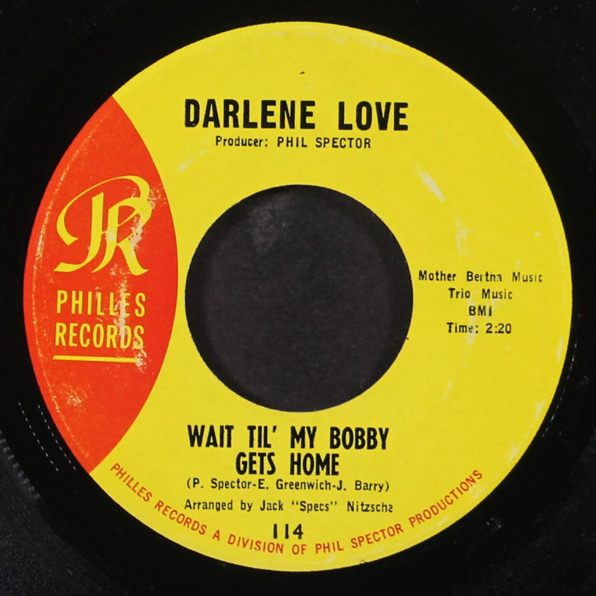 wait til my bobby gets home / take it from me by DARLENE LOVE