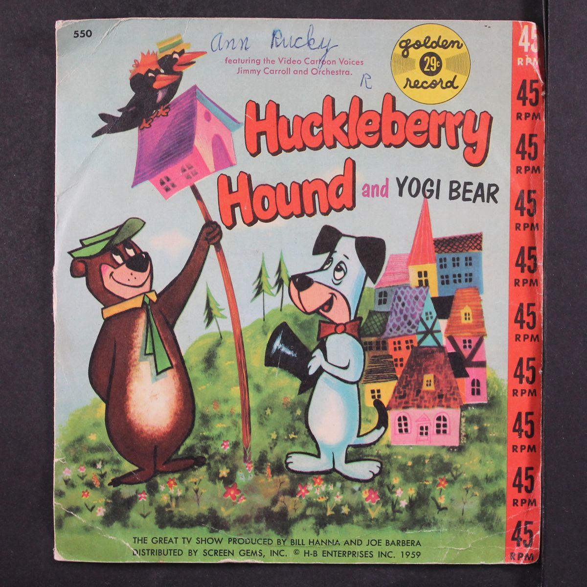 huckleberry hound / yogi bear by JIMMY CARROLL