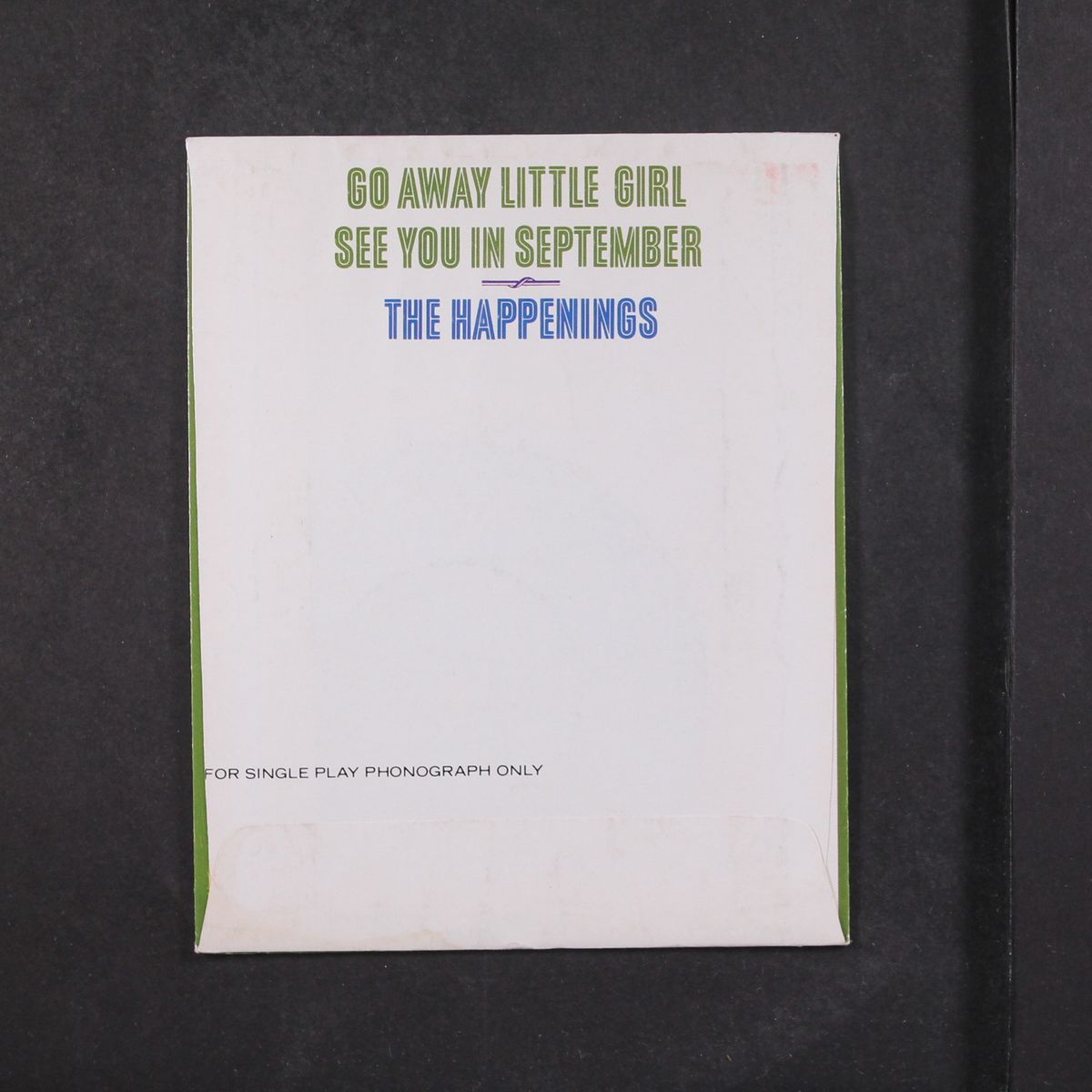 go away little girl / see you in september by HAPPENINGS