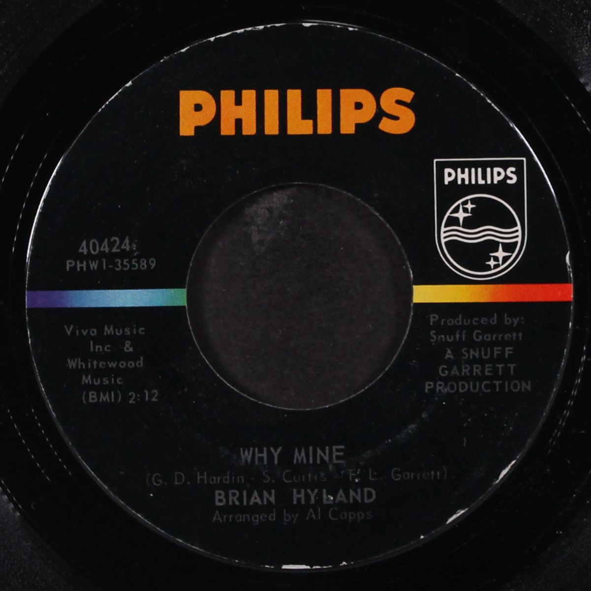 hung up in your eyes / why mine by BRIAN HYLAND