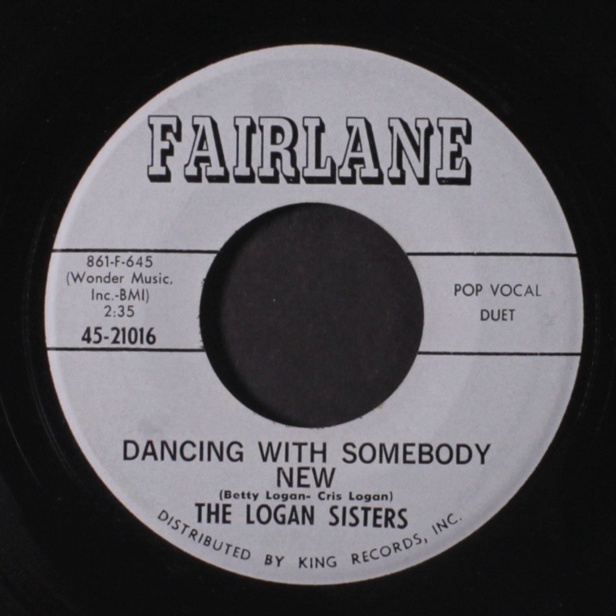 slim jim / dancing with somebody new by BETTY LOGAN / LOGAN SISTERS