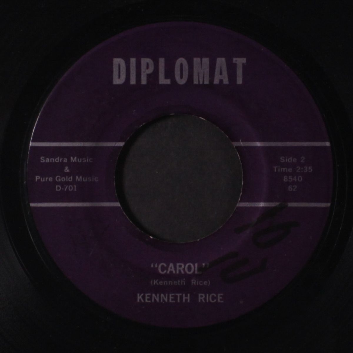 carol / i feel blue by KENNETH RICE