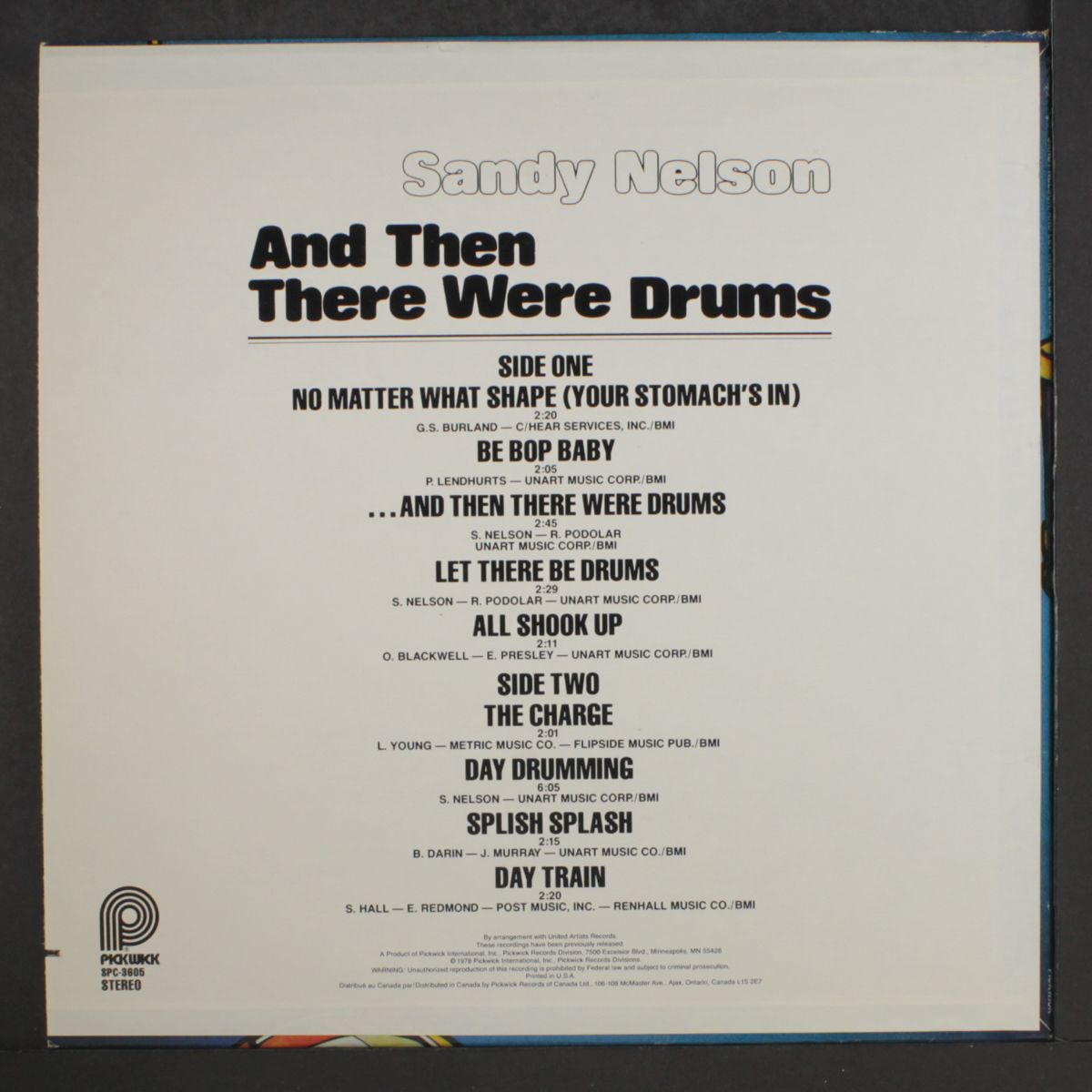 and then there were drums by SANDY NELSON