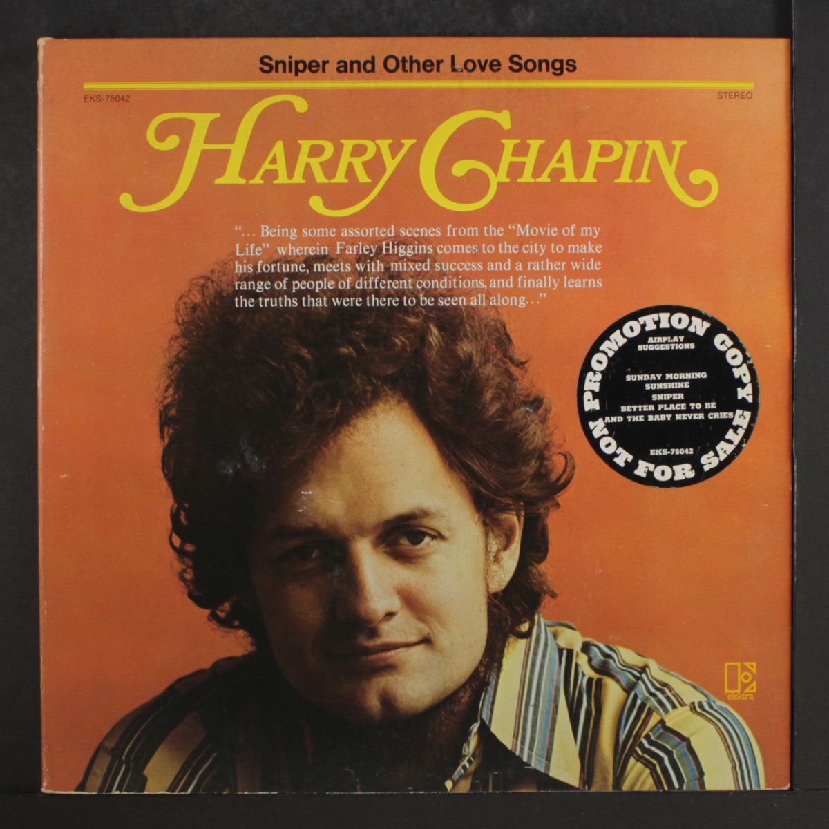 sniper and other love songs by HARRY CHAPIN