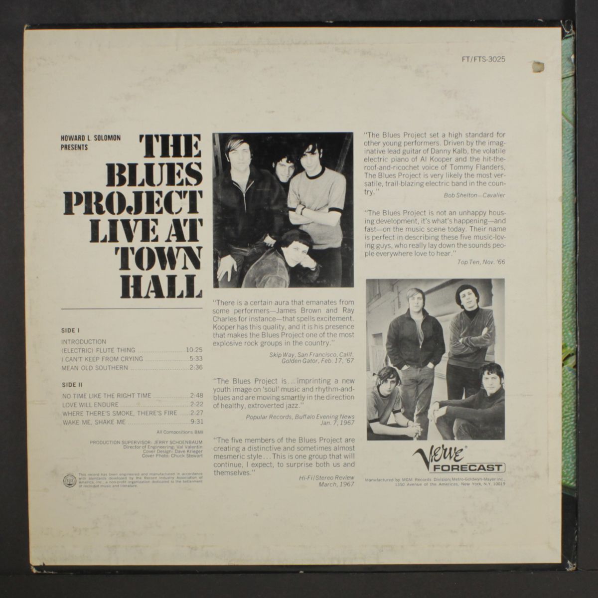 live at town hall by BLUES PROJECT