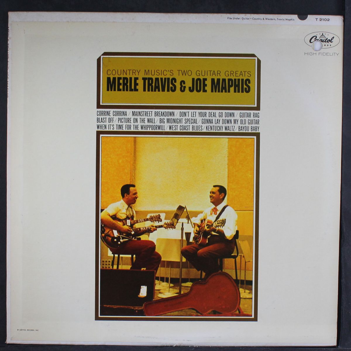country music's two guitar greats by MERLE TRAVIS & JOE MAPHIS