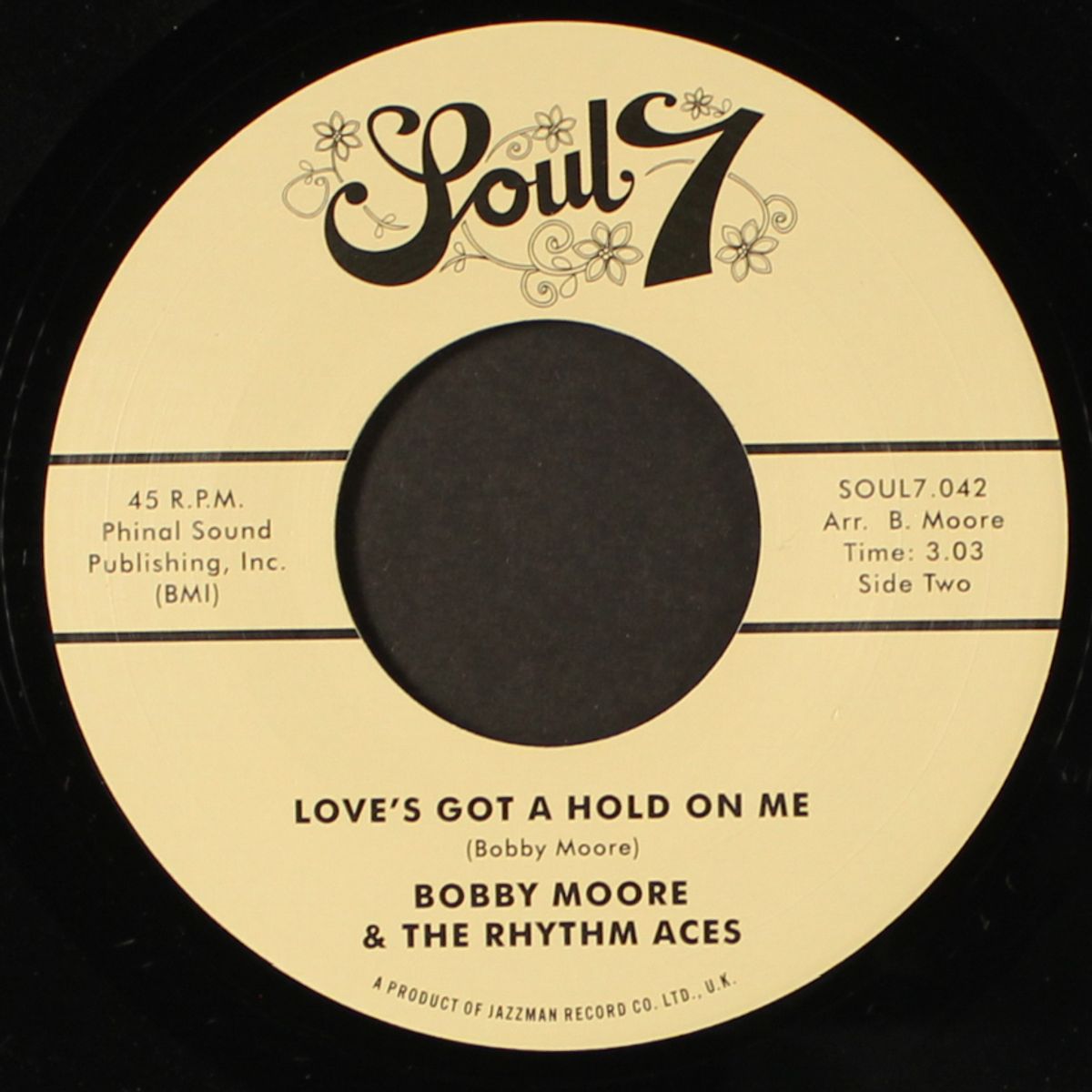 what is that you got? / love's got a hold on me by BOBBY MOORE & RHYTHM ACES