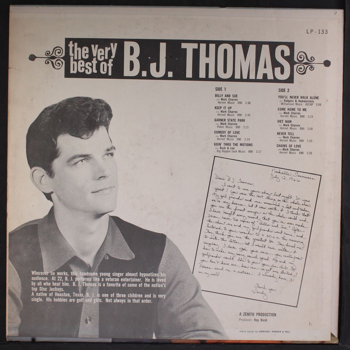 the very best of by B.J. THOMAS