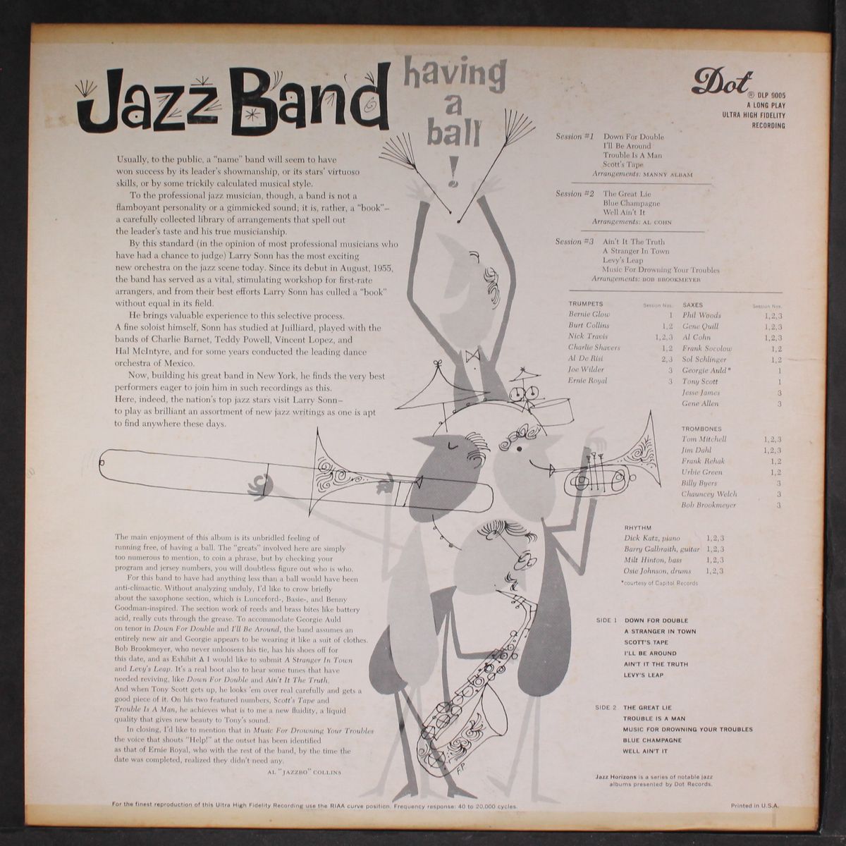jazz band having a ball! by LARRY SONN