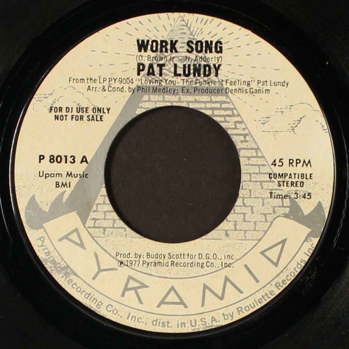 work song / put a little love back by PAT LUNDY