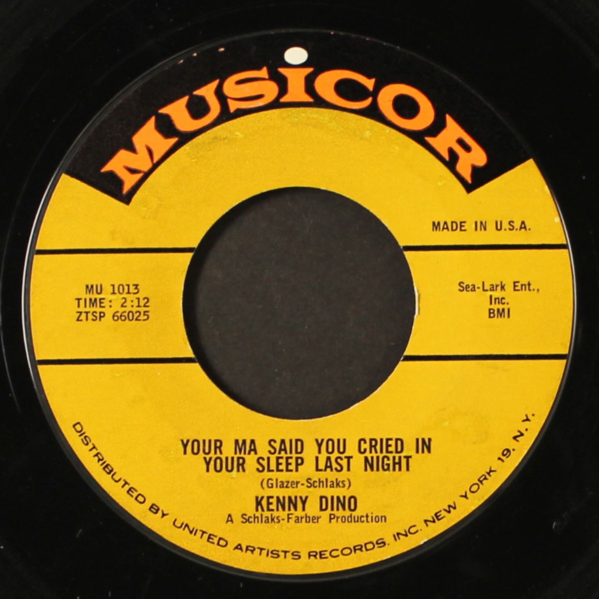 your ma said you cried in your sleep last night / dream a girl by KENNY DINO