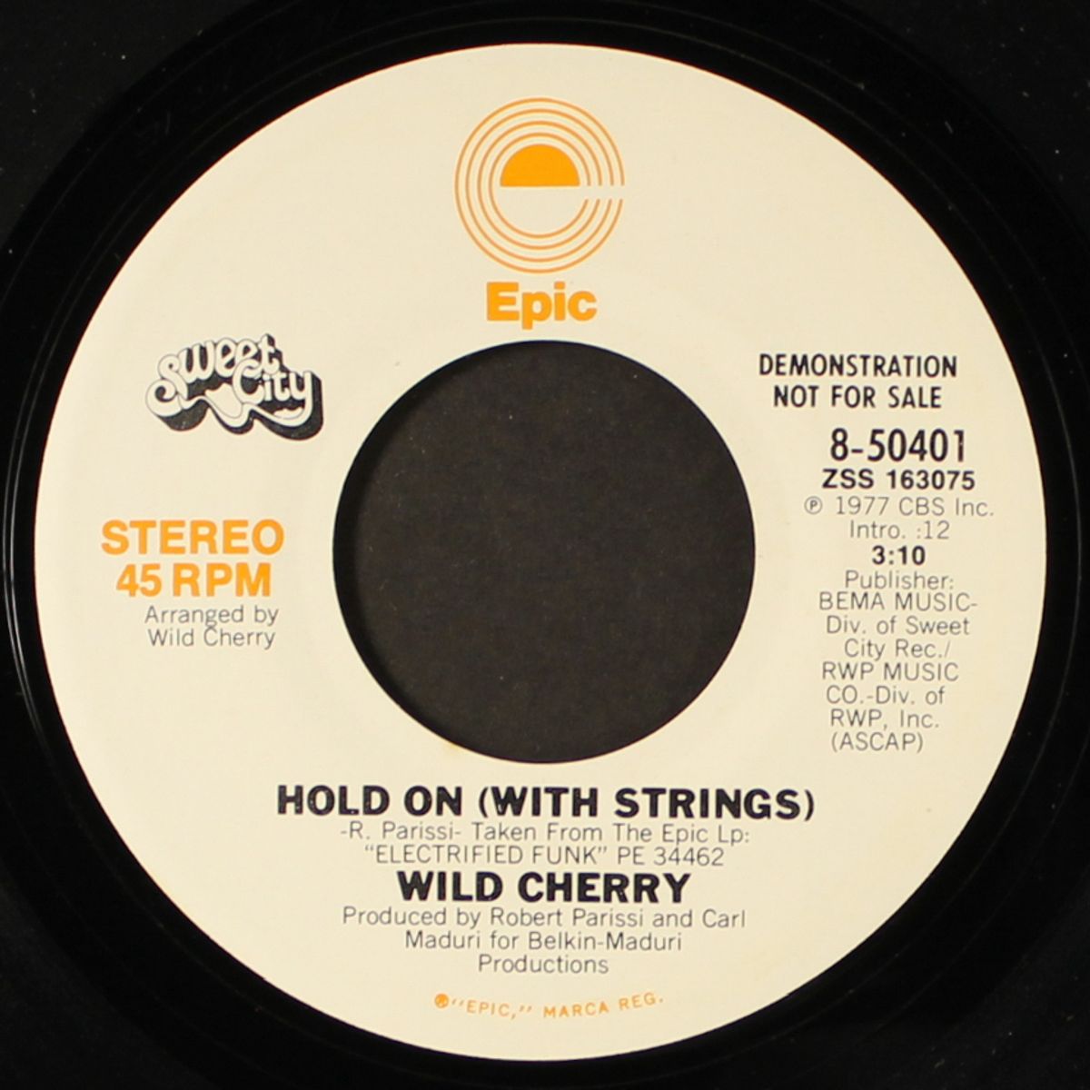 hold on (with strings) / mono by WILD CHERRY