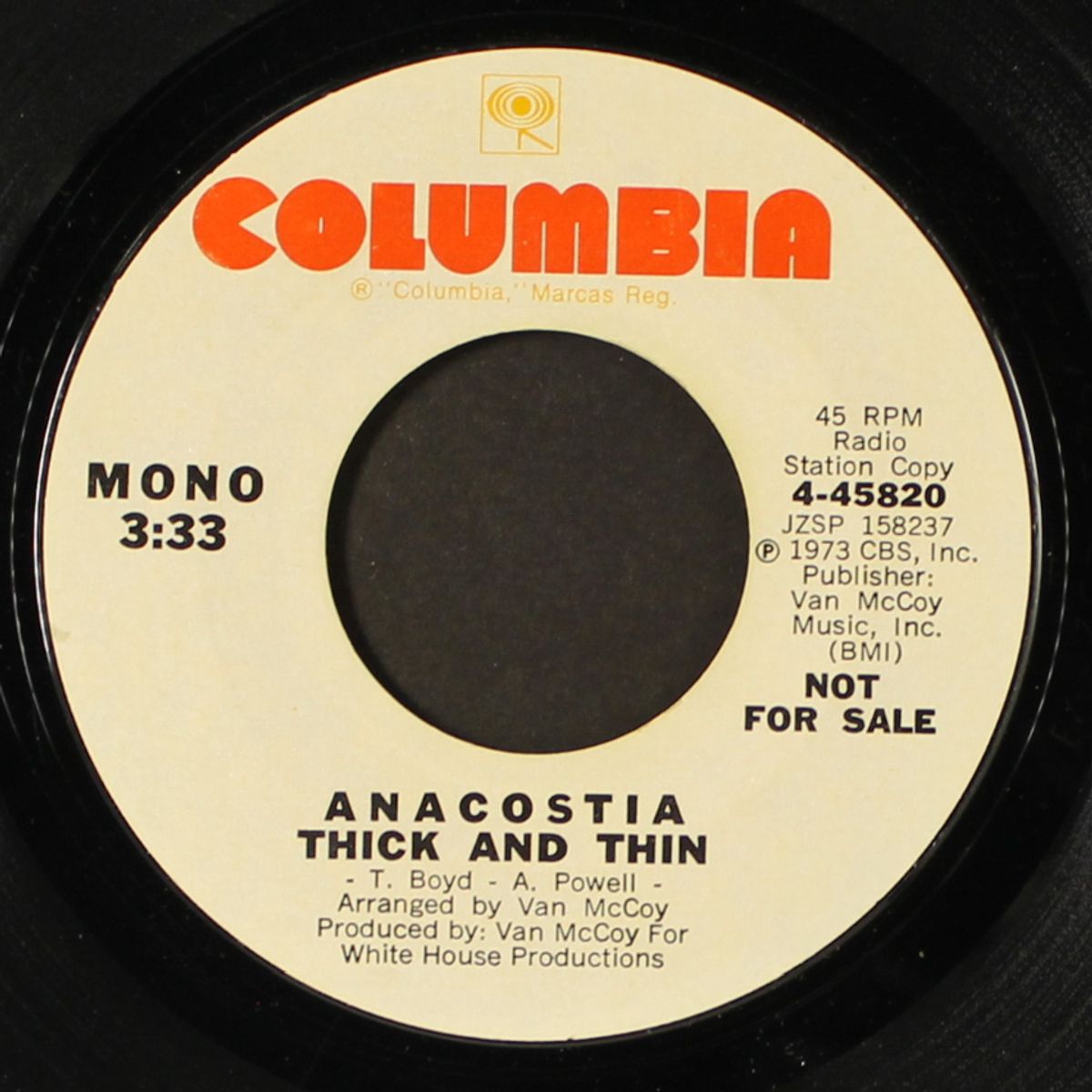 thick and thin / mono by ANACOSTIA