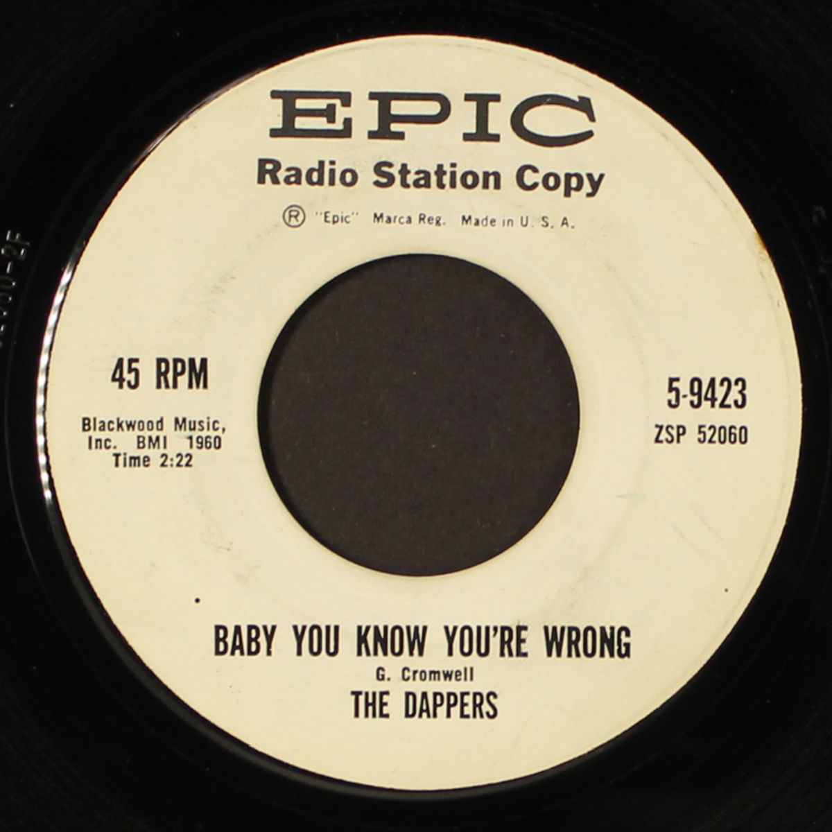 my love is real / baby you know you're wrong by DAPPERS