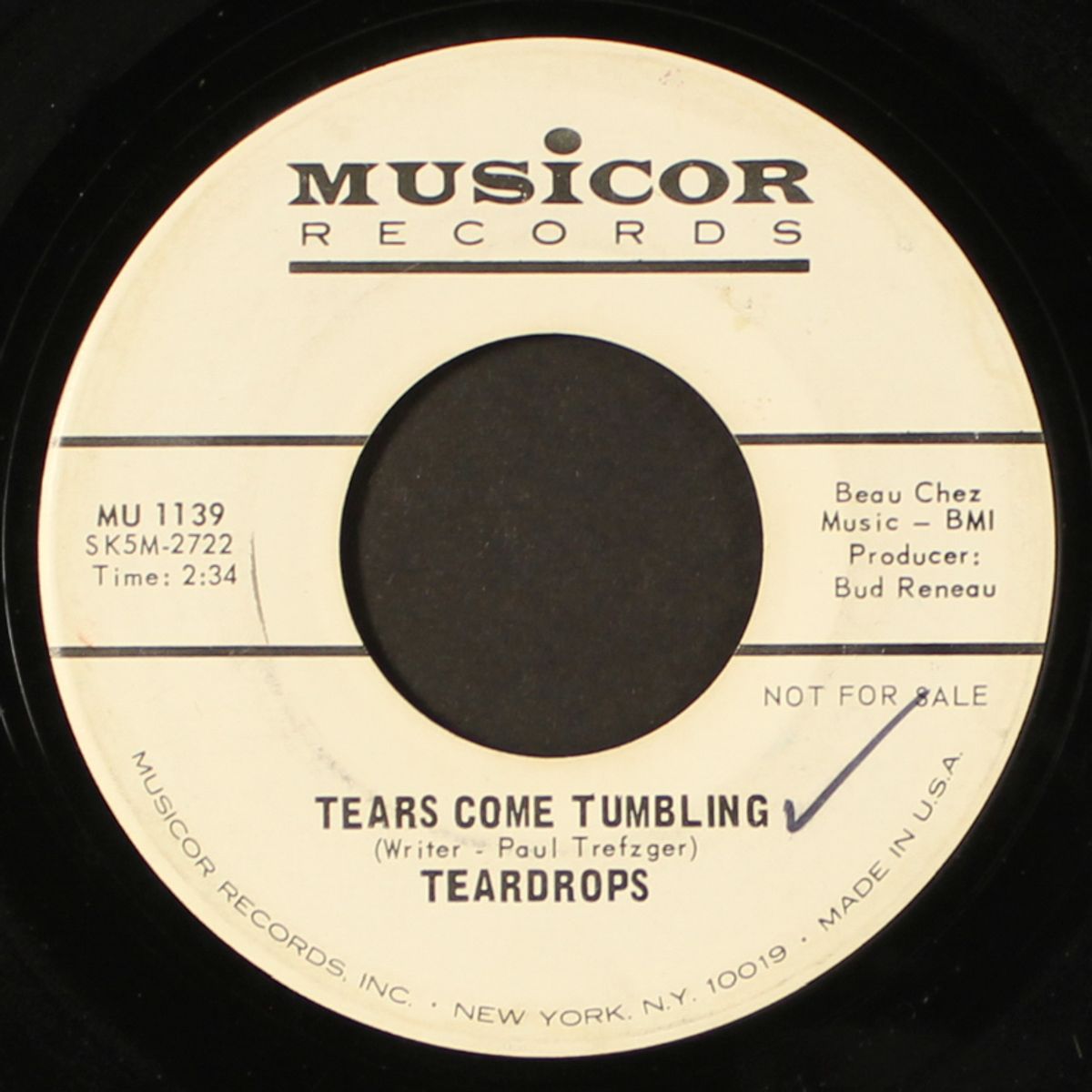 you won't be there / tears come tumbling by TEARDROPS