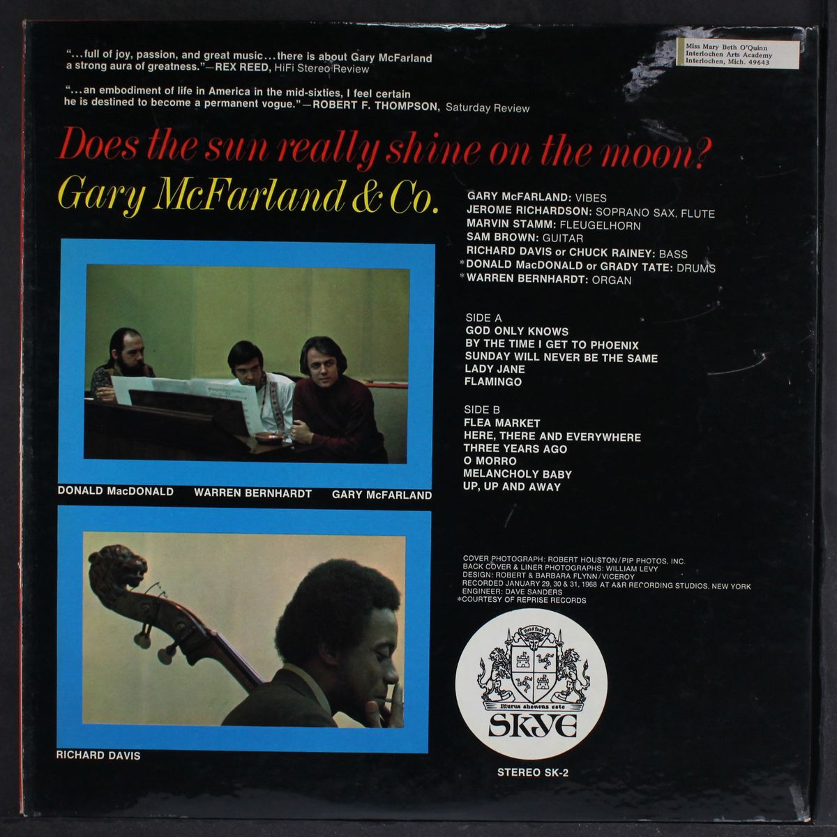 does the sun really shine on the moon? by GARY MCFARLAND