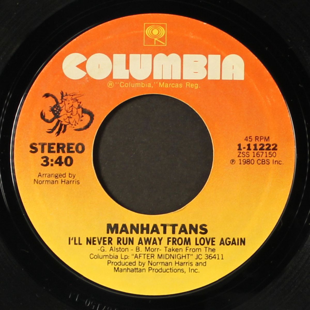 shining star / i'll never run away from love again by MANHATTANS