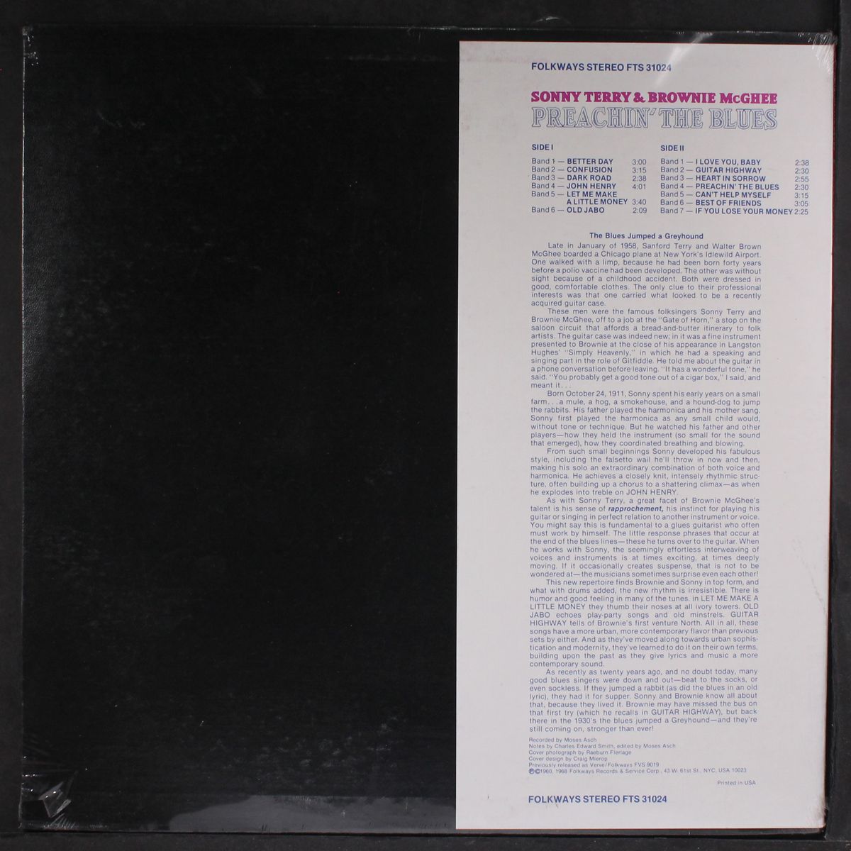 preachin' the blues by SONNY TERRY & BROWNIE MCGHEE