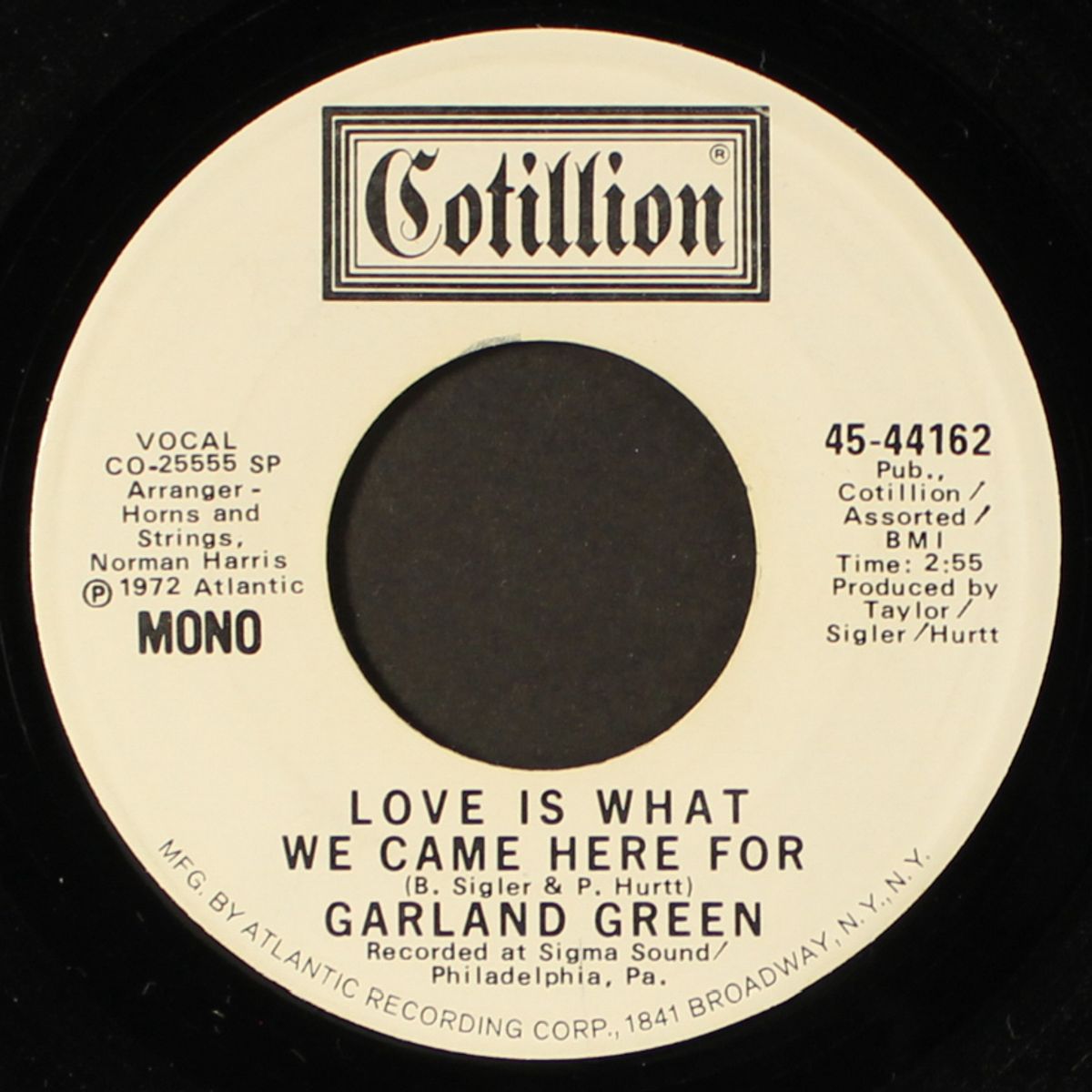 love is what we came her for / mono by GARLAND GREEN
