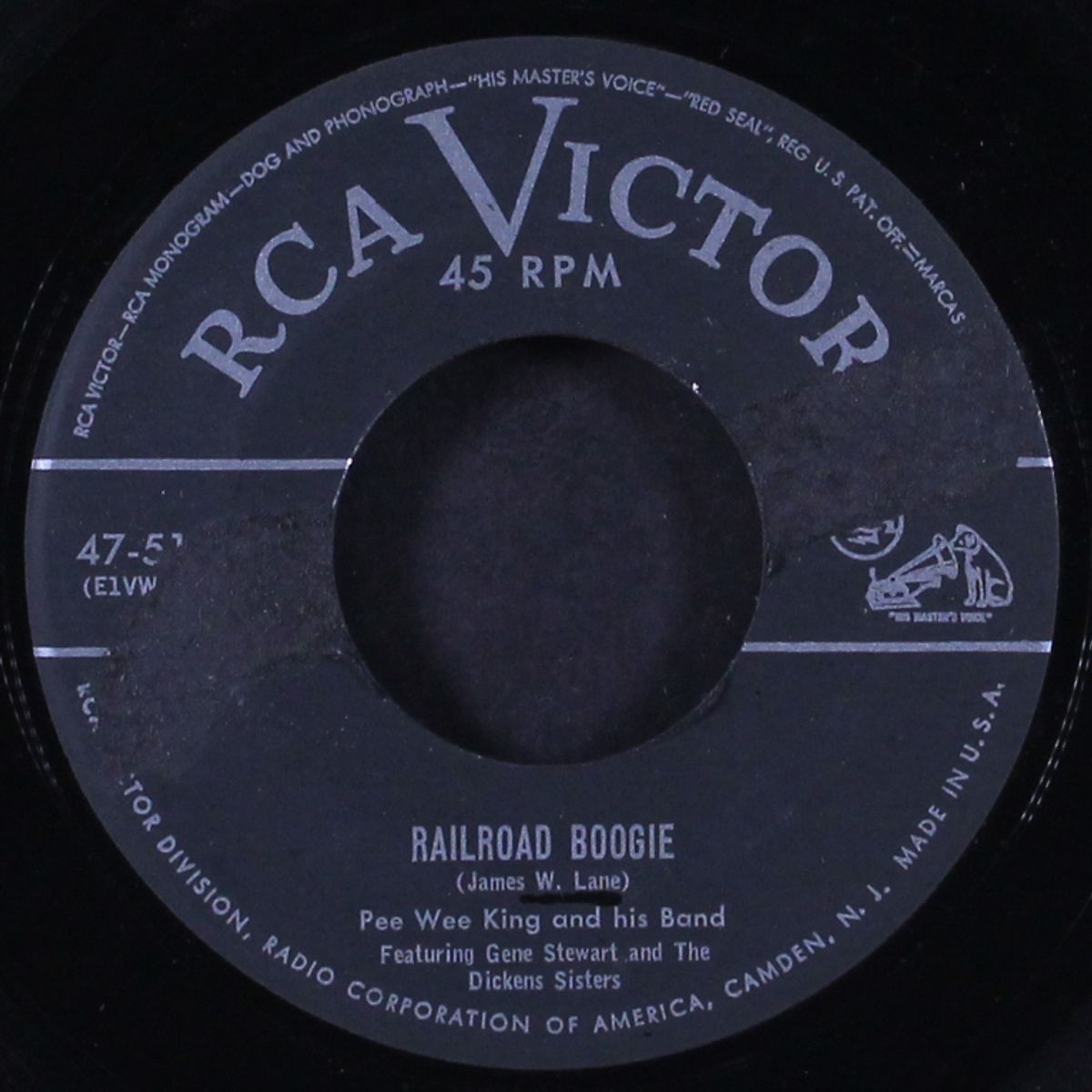 railroad boogie / the crying steel guitar waltz by PEE WEE KING