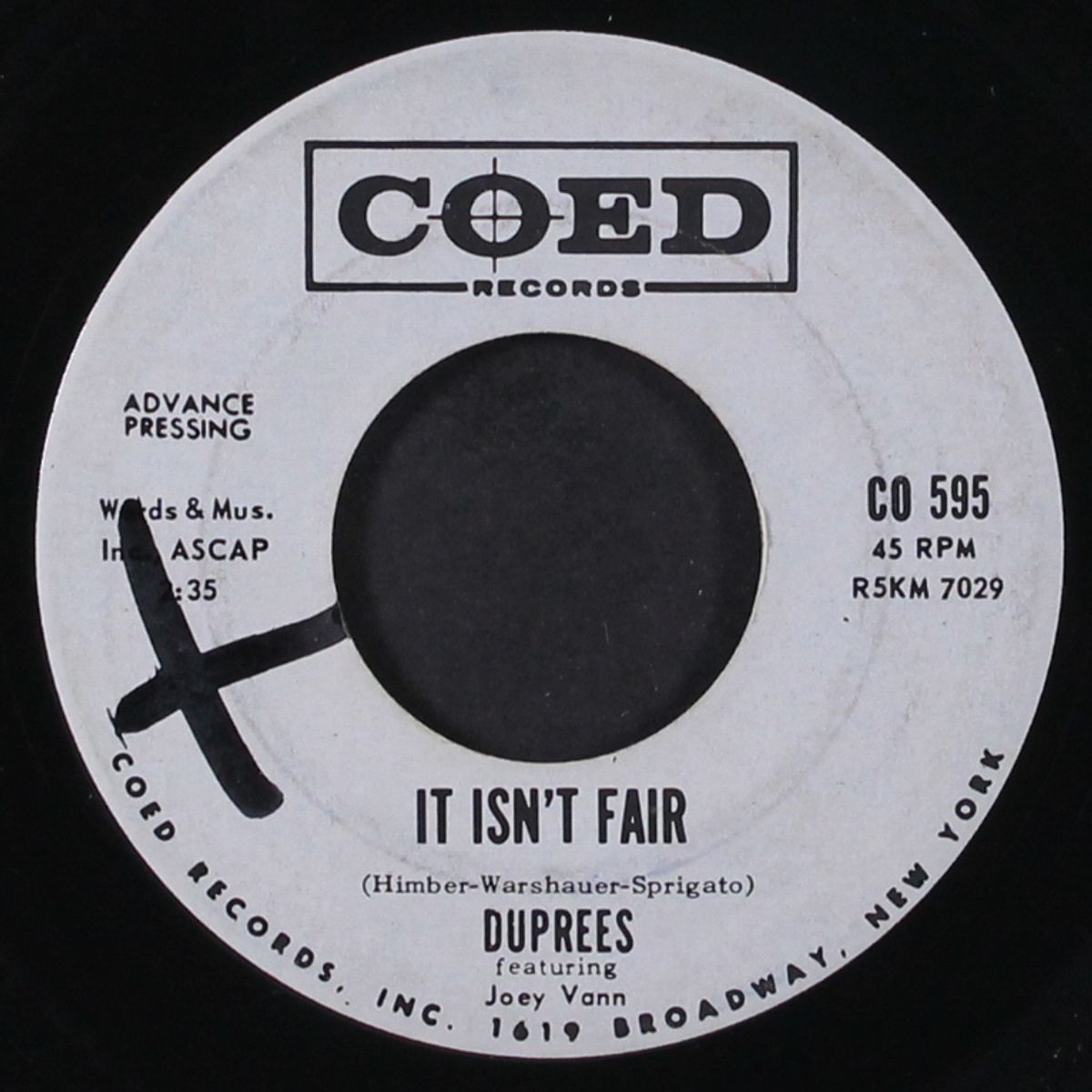 it isn't fair / so litle time by DUPREES