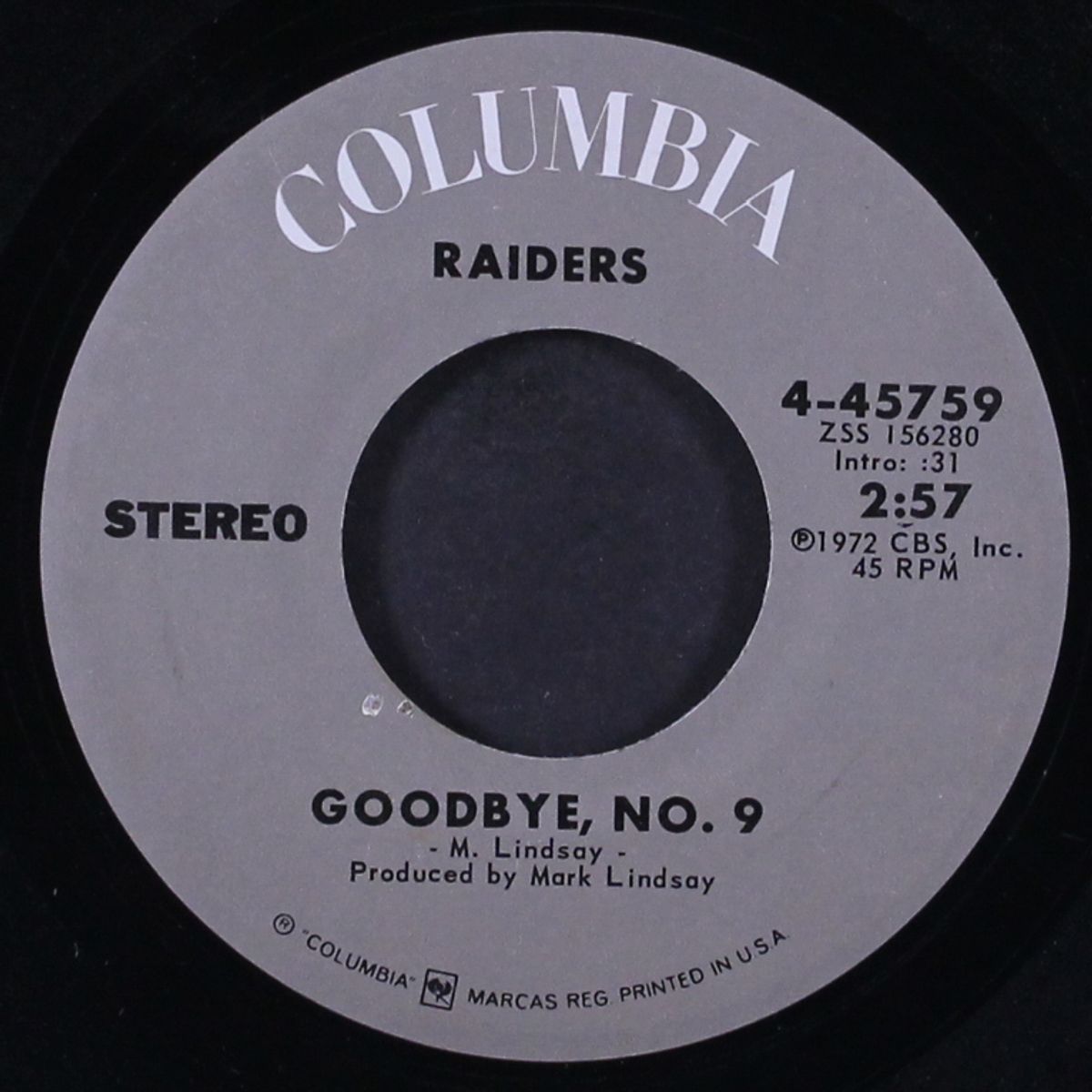 love music / goodbye no. 9 by RAIDERS