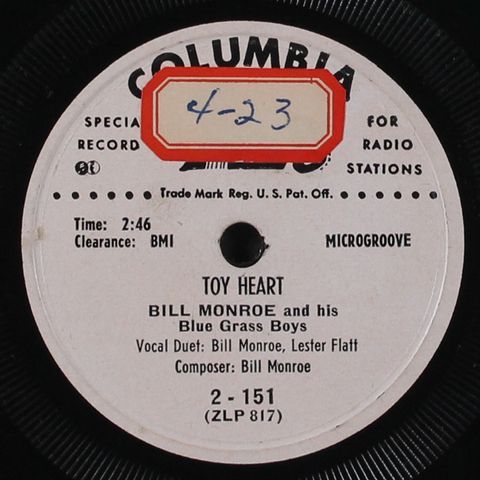 BILL MONROE & BLUE GRASS BOYS