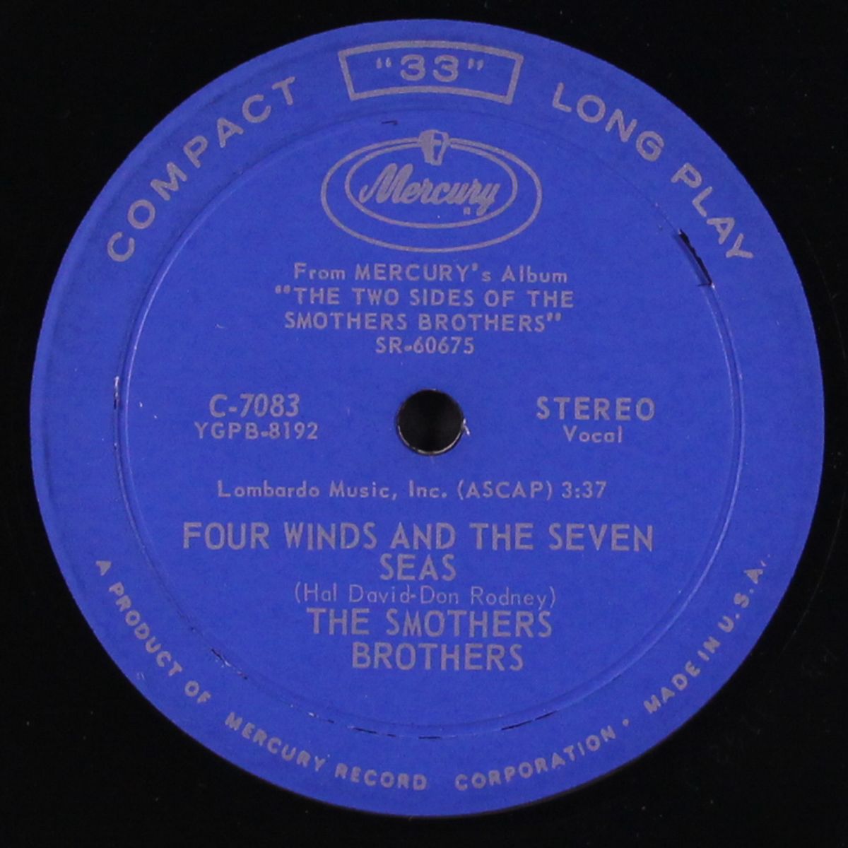 four winds and seven seas / if it fits your fancy by SMOTHERS BROTHERS