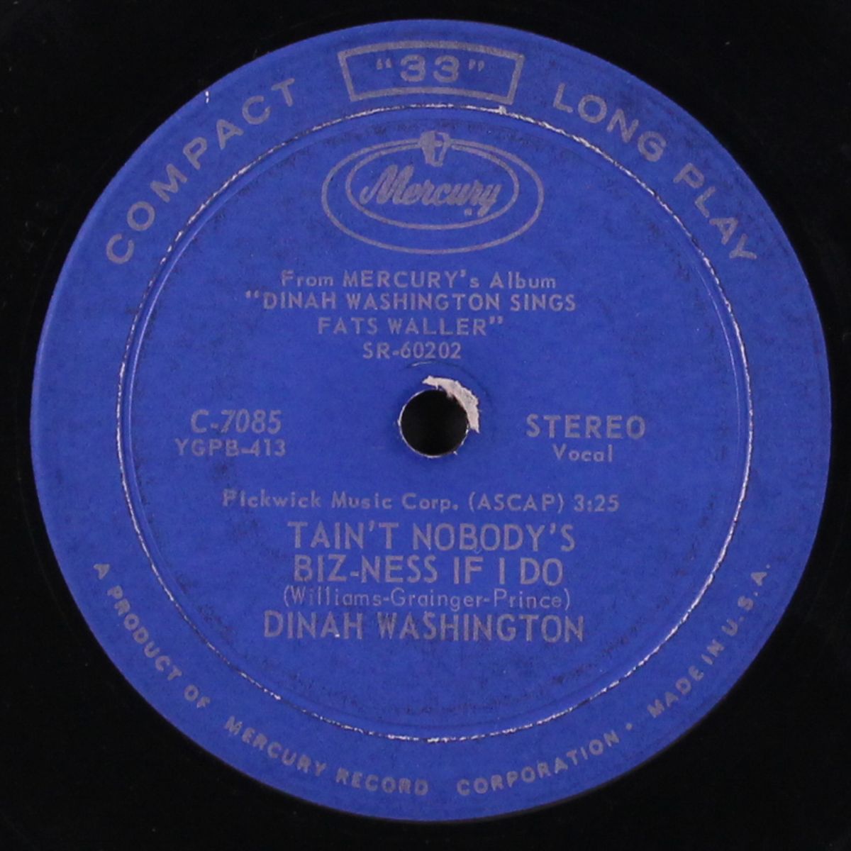 tain't nobody's biz-ness if i do by DINAH WASHINGTON