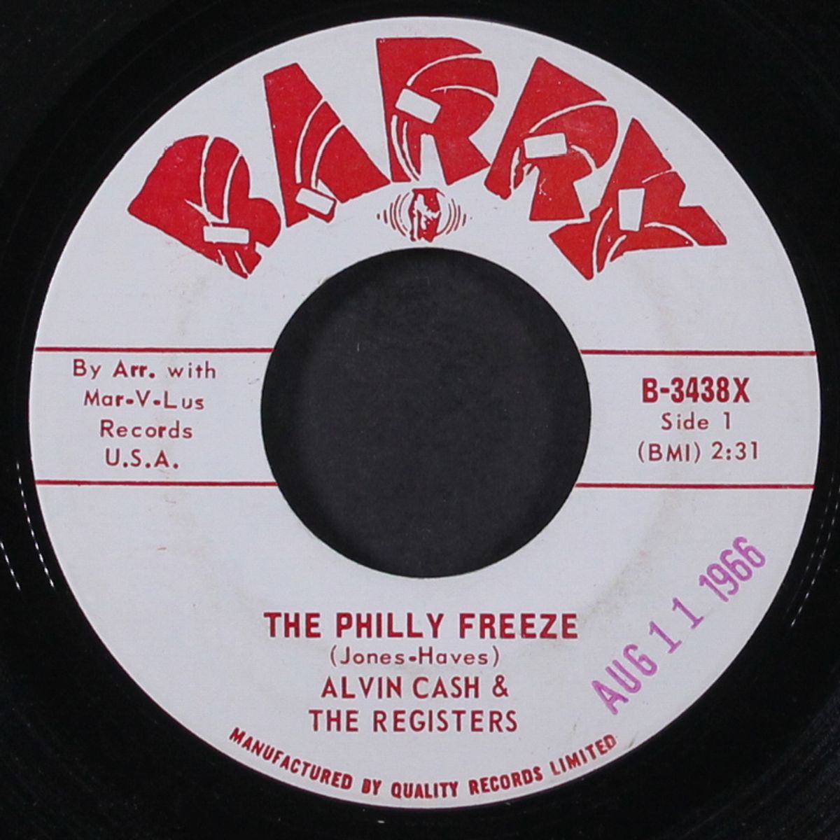the philly freeze by ALVIN CASH & REGISTERS