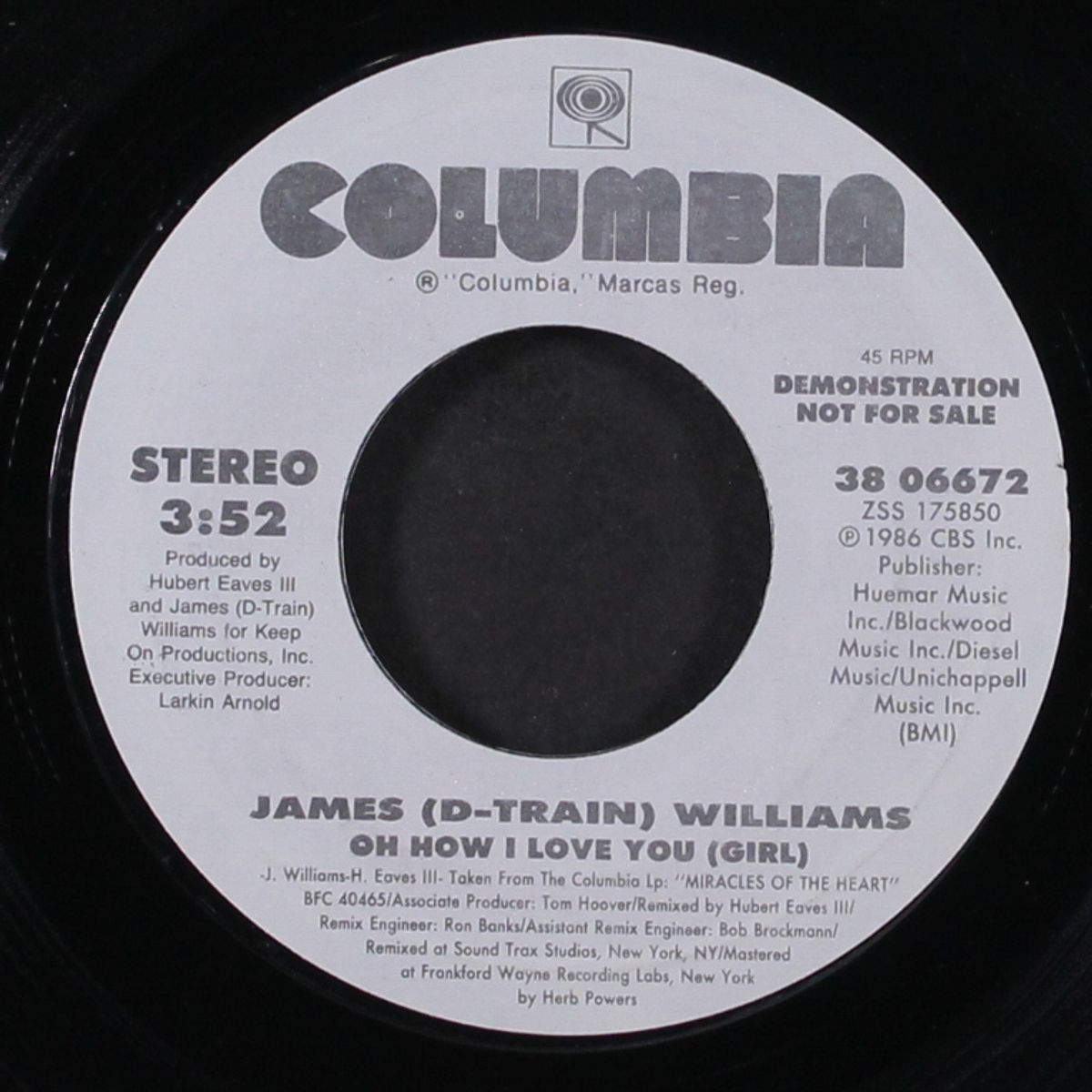 oh how i love you by JAMES (D-TRAIN) WILLIAMS