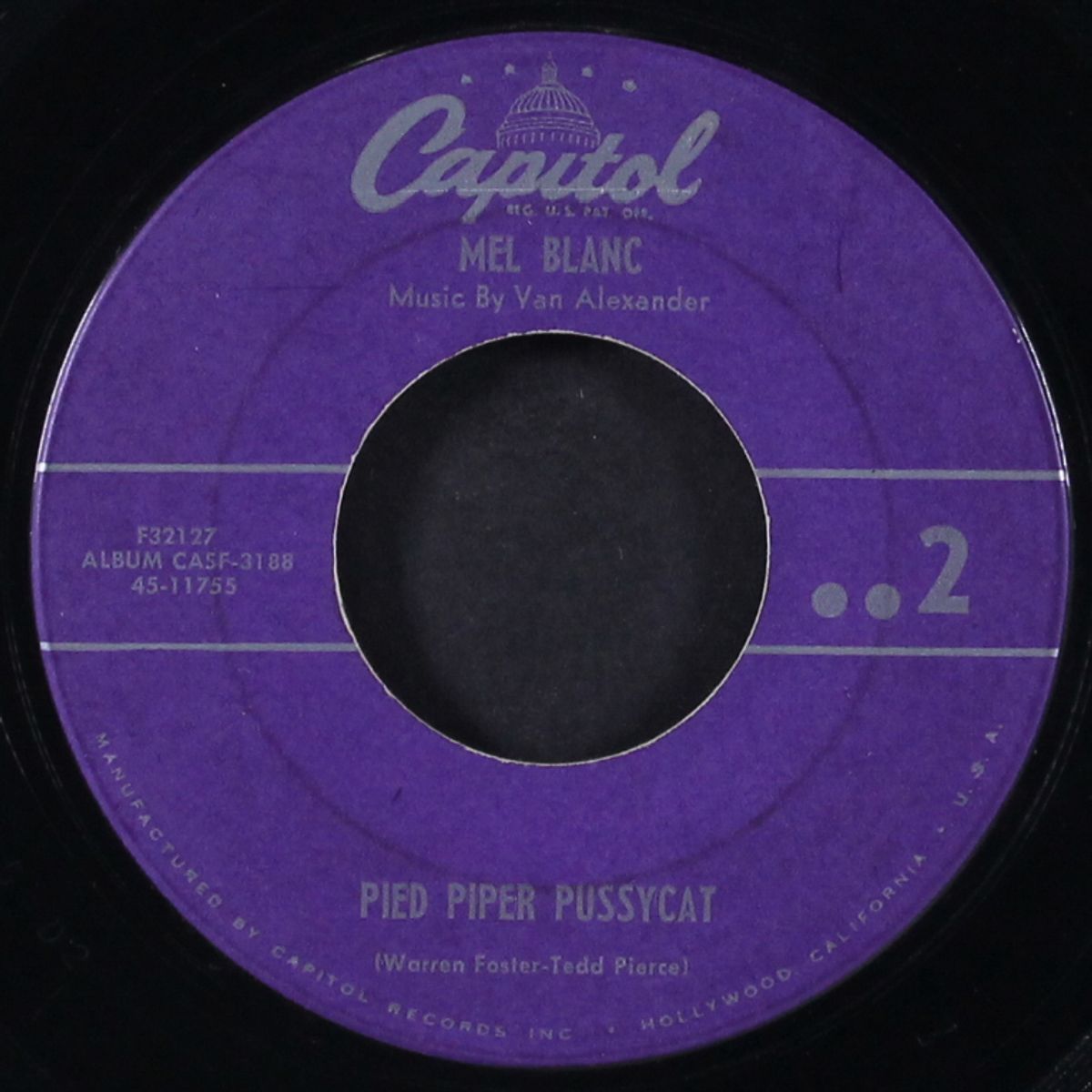 pied piper pussycat by MEL BLANC