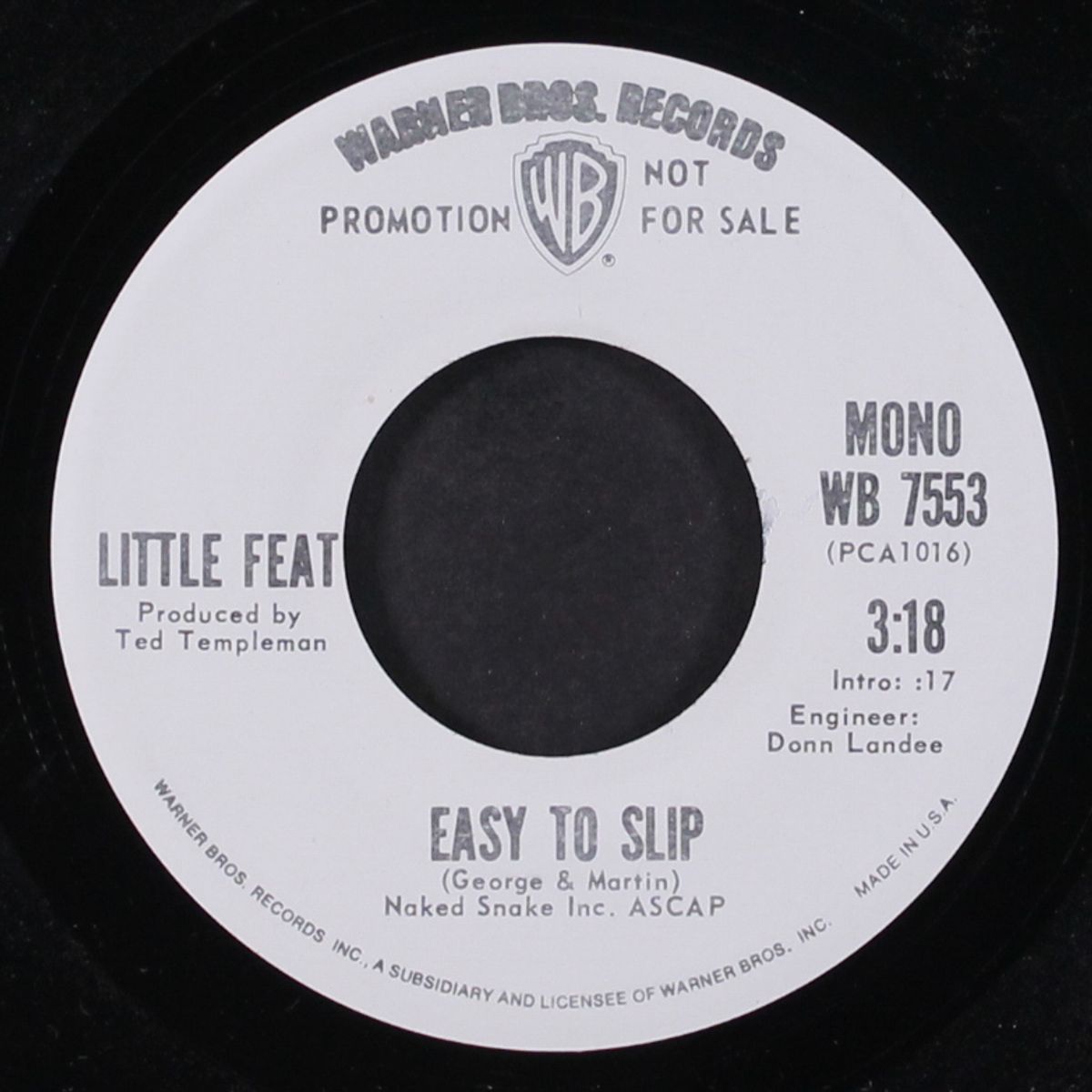 easy to slip / mono by LITTLE FEAT