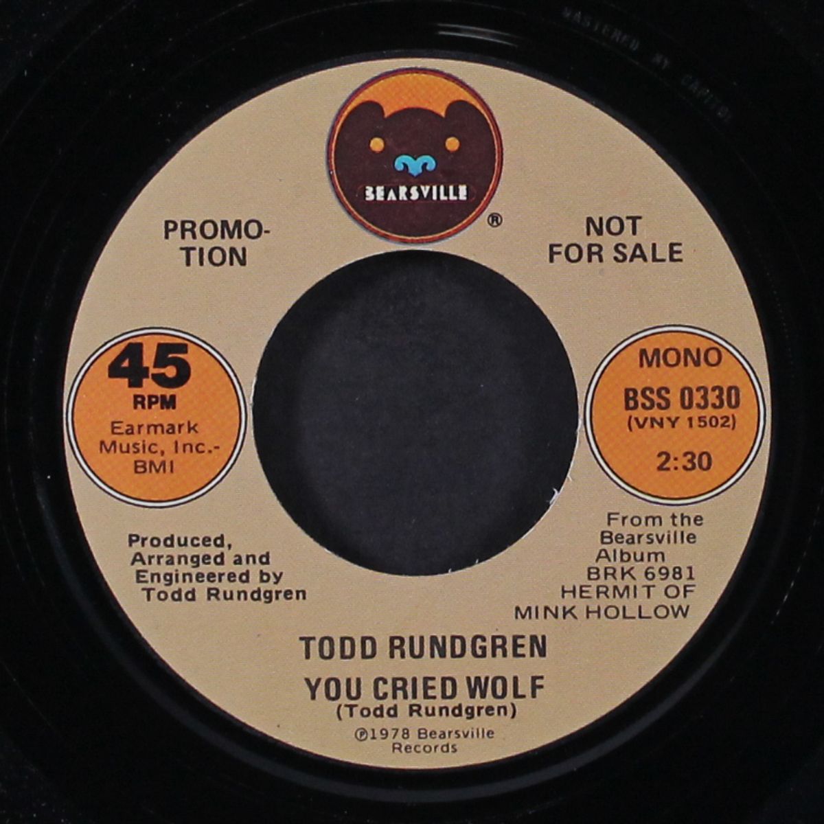 you cried wolf / mono by TODD RUNDGREN