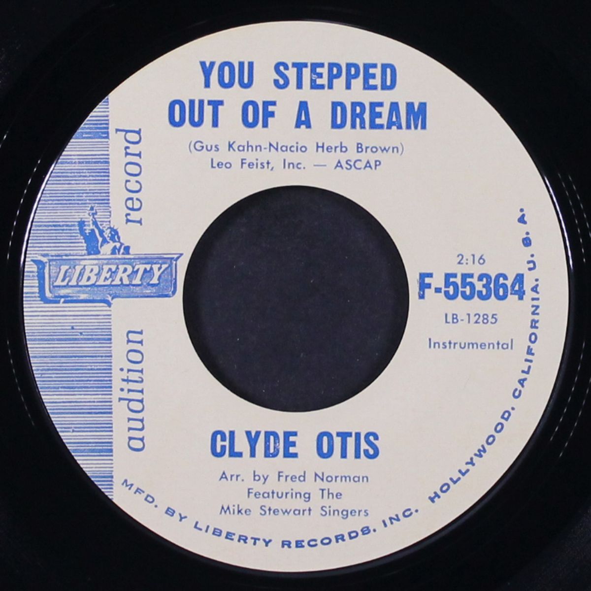 you stepped out of a dream by CLYDE OTIS