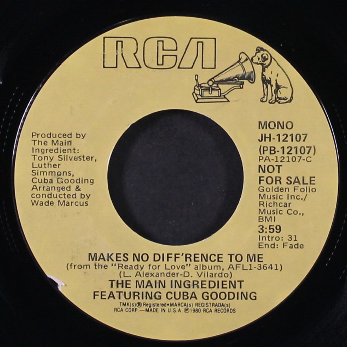 makes no diff'rence to me / mono by MAIN INGREDIENT