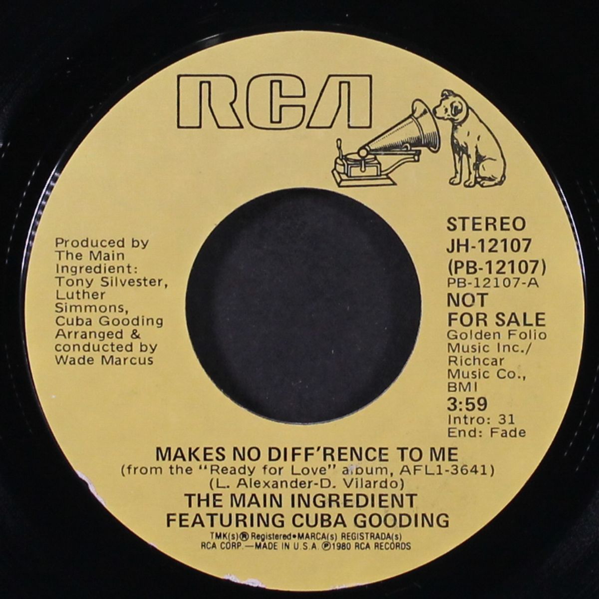 makes no diff'rence to me / mono by MAIN INGREDIENT