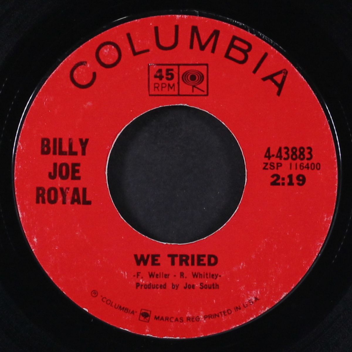 yo-yo / we tried by BILLY JOE ROYAL