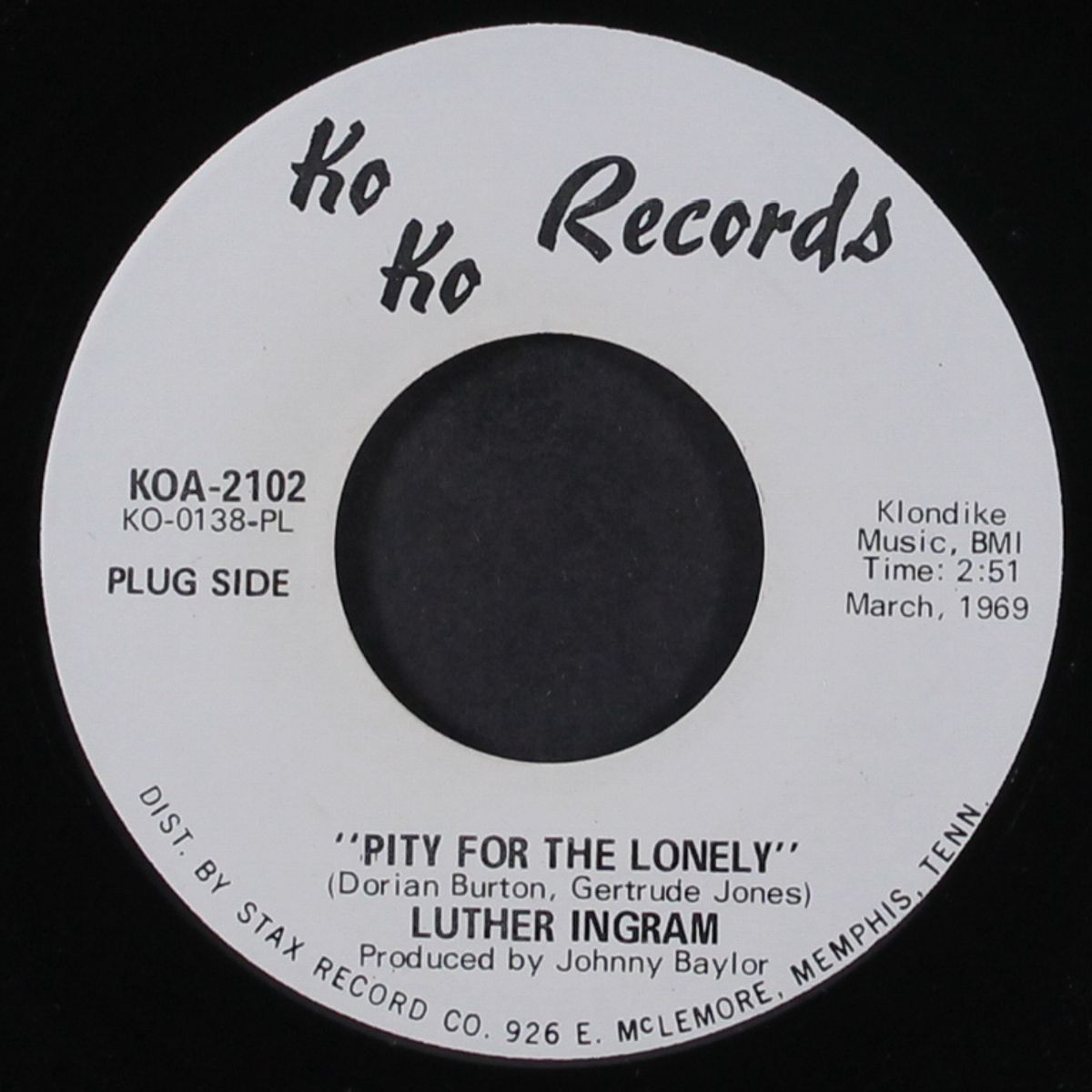 pity for the lonely / same by LUTHER INGRAM