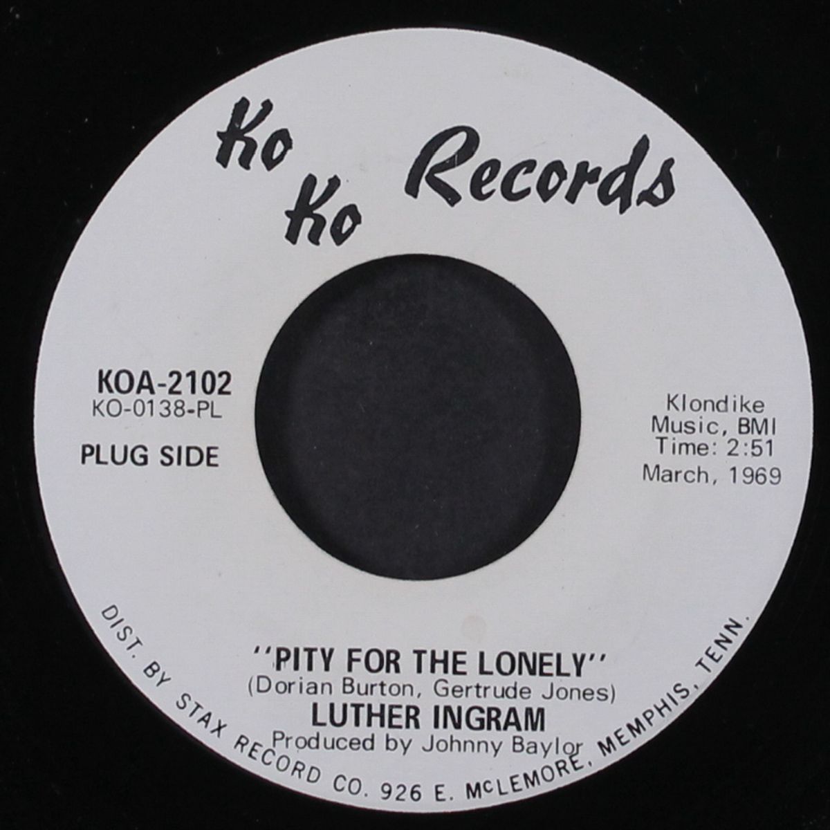 pity for the lonely / same by LUTHER INGRAM