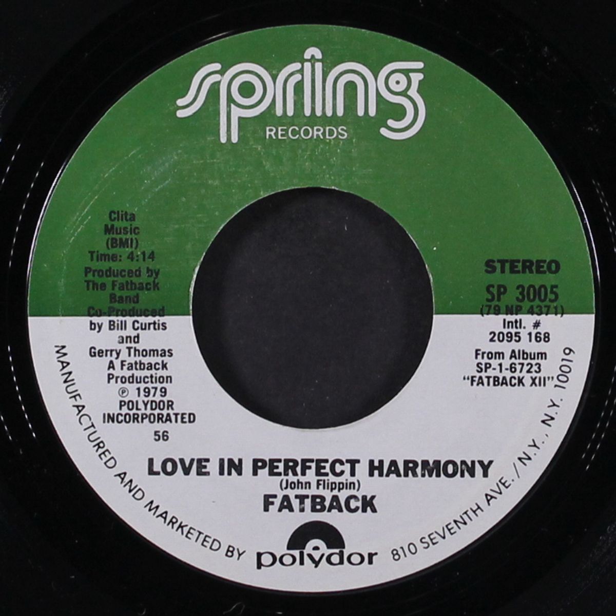 love in perfect harmony / disco bass by FATBACK