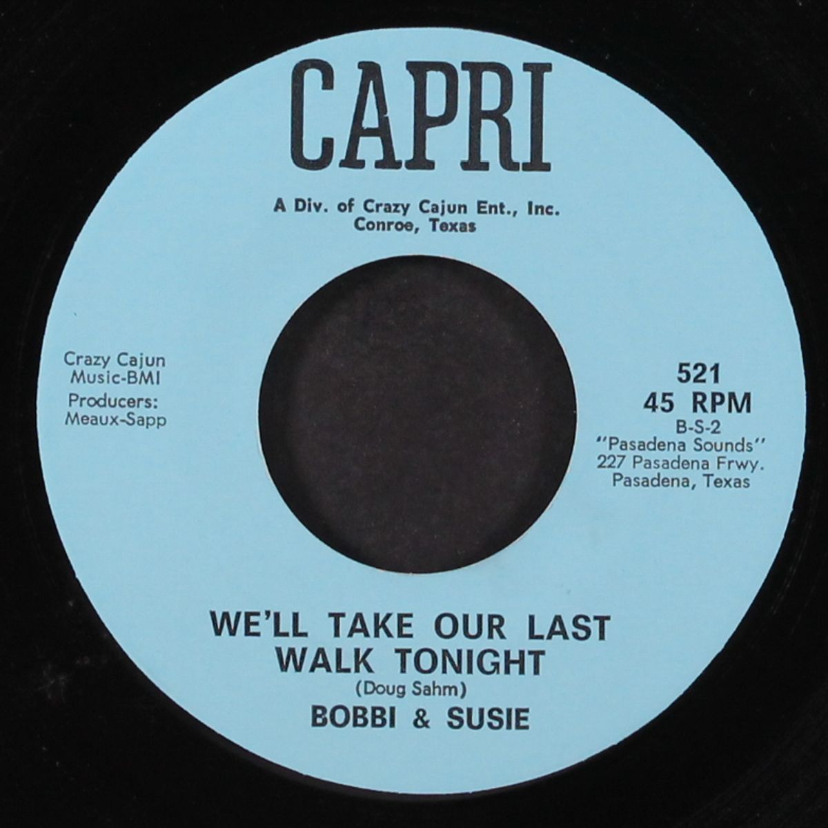 we'll take our last walk tonight / believe me by BOBBI & SUSIE