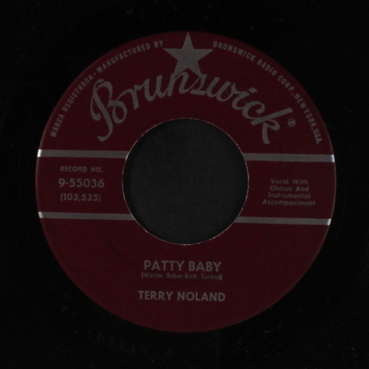 patty baby / don't do me this way by TERRY NOLAND