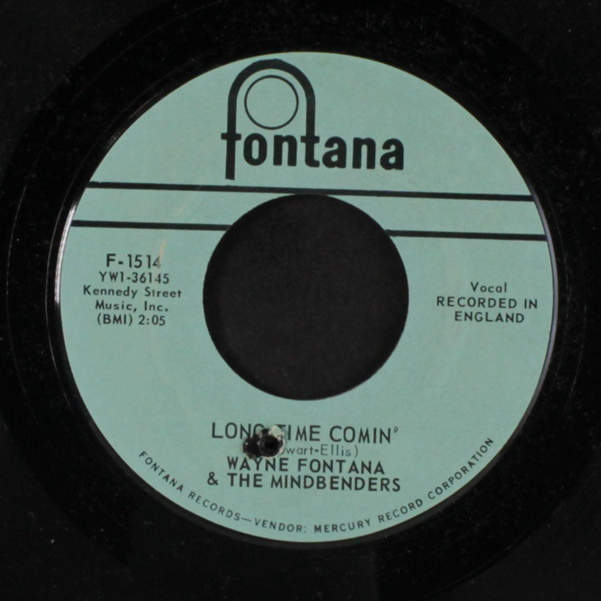 it's just a little bit too late / long time comin' by WAYNE FONTANA & MINDBENDERS