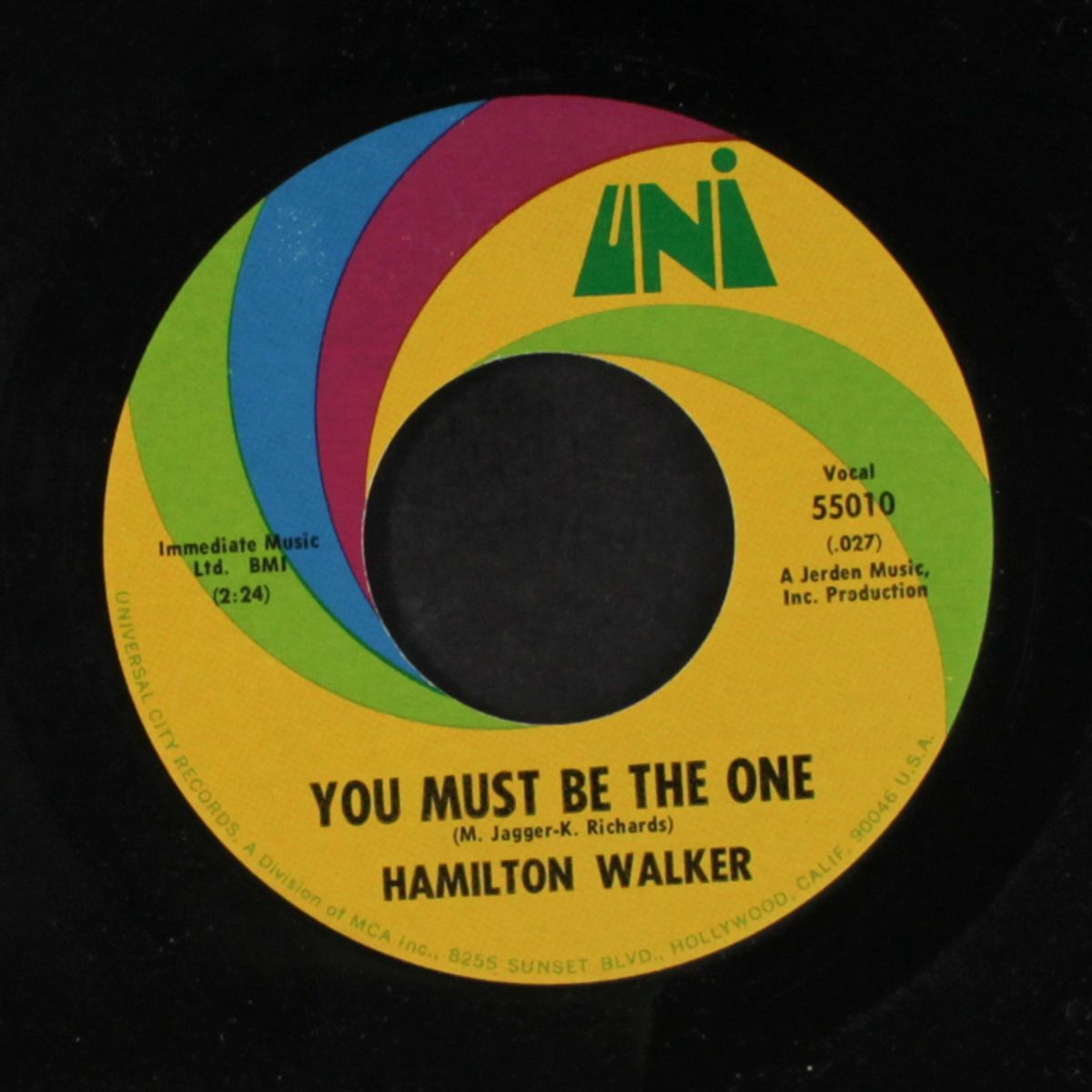 you must be the one / graveyard shift by HAMILTON WALKER