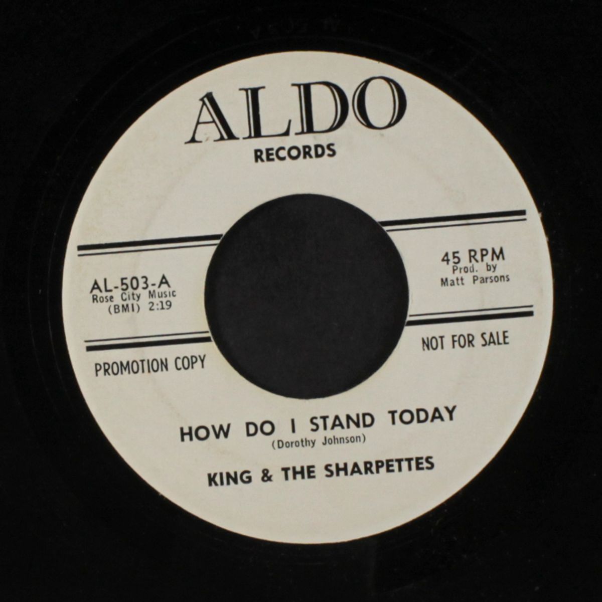 how do i stand today / did he know by KING & SHARPETTES