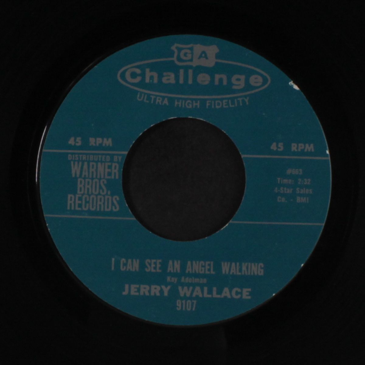 life's a holiday / i can see an angel walking by JERRY WALLACE