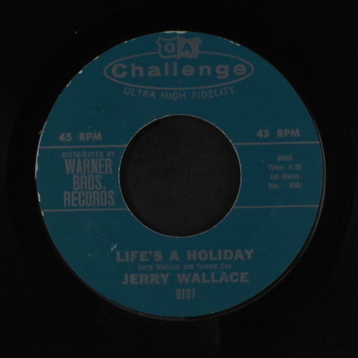 life's a holiday / i can see an angel walking by JERRY WALLACE