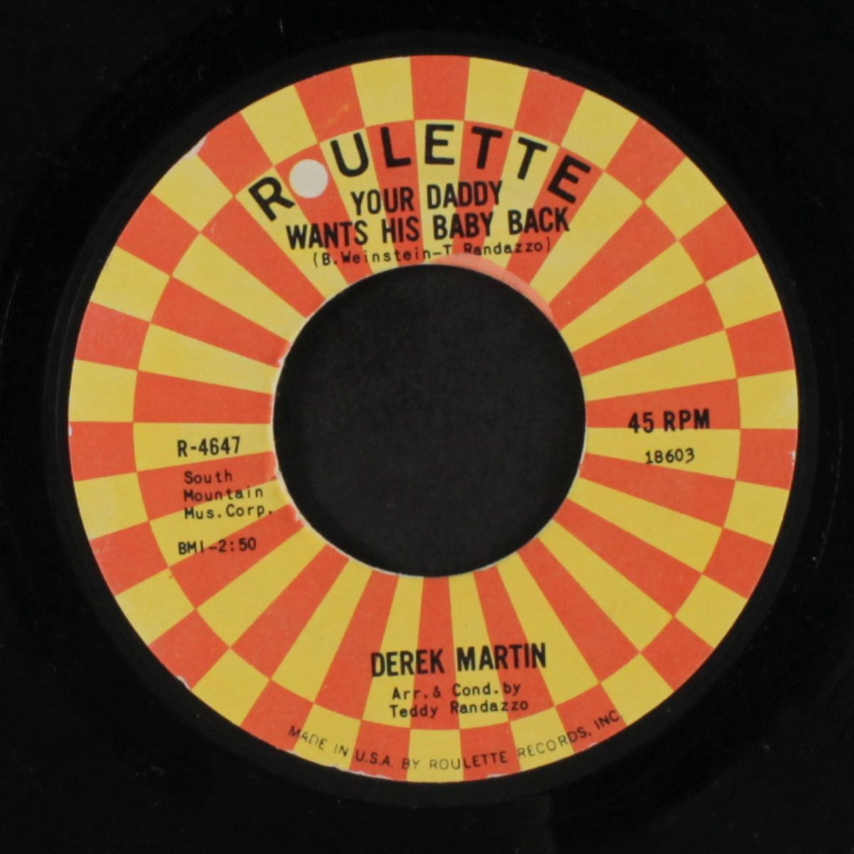 i won't cry anymore by DEREK MARTIN